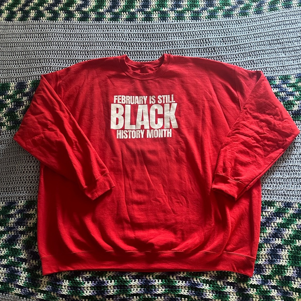 February Black History Month Crewneck Sweater